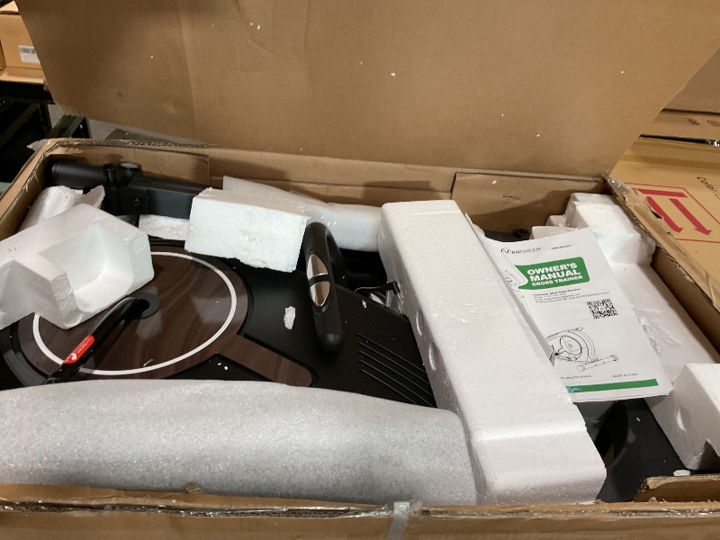 Photo 1 of ***FOR PARTS ONLY MISSING ASSEMBLY PIECES*** ANCHEER Elliptical Exercise Machine, Elliptical Trainer for Home Gym, Exercise Equipment 500Lbs Max Weight, Ultra-Silent Elliptical Machine, with Smooth 14 Resistance Levels & Pulse Rate Grips