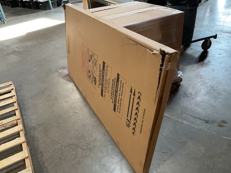 Photo 1 of *** MINOR DAMAGE***Brisafe 81" x 81" Extra Large Full Length Tri-Fold Mirror on Wheels, Stand Up Movable Floor Mirror with Stand, 3-Way Folding Standing Mirror for Gym, Dance Studio, Fitness Room & Home, Silver