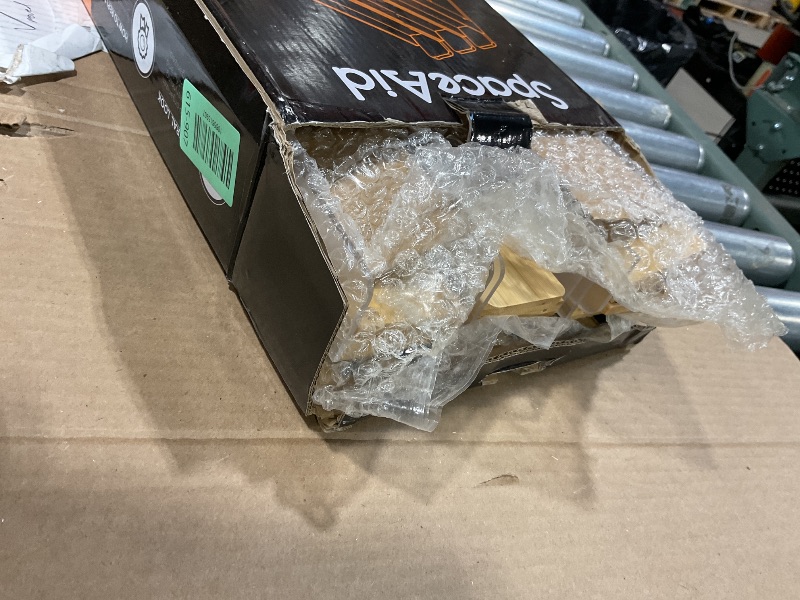 Photo 1 of **PARTS ONLY**SpaceAid Bamboo Pull Out Spice Rack Organizer for Cabinet, Heavy Duty Slide Out Seasoning Kitchen Pantry Sliding Vertical Organization, 7.6" Wide, 3 Drawers(2" Wide), 2-Tier, Natural