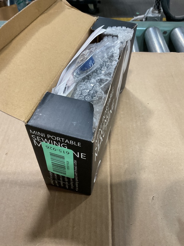 Photo 1 of **NON FUNCTIONAL** Handheld Sewing Machine Cordless – Portable Mini Handheld Sewer, Pocket Sewing Machine for Quick Repairs, Handy Stitch, Travel Stitch Sew Quick, Home & DIY Fabric (White)