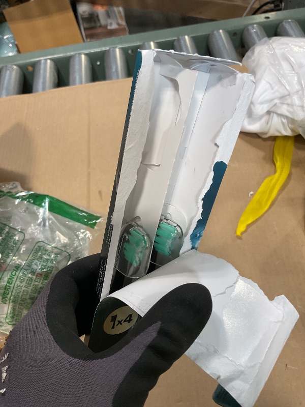 Photo 1 of **MISSING TWO**Philips Sonicare A3 All-in-One - Genuine Replacement Electric Toothbrush Heads, Black, 4 Pack One Year Supply, HX9094/95