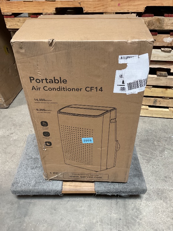 Photo 1 of 14000 BTU Portable Air Conditioner, 3 in-1 Ultra-Quiet Cooling, Dehumidifier & Fan for Rooms Up to 700 Sq. Ft. – Remote Control, Sleep Mode, 24H Timer & Windows Kit