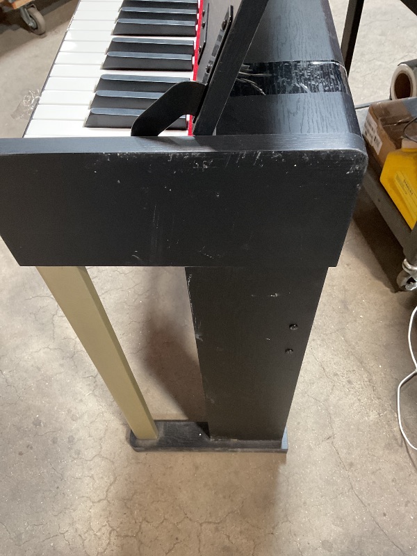 Photo 1 of *** MINOR DAMAGE, USED***Vediya 88 Key Weighted Digital Piano Keyboard - Wood Piano Desk to Vanity, Hammer Action Electric Piano with MIDI, Ideal Home Digital Pianos & Keyboard Piano for Beginners (Black)