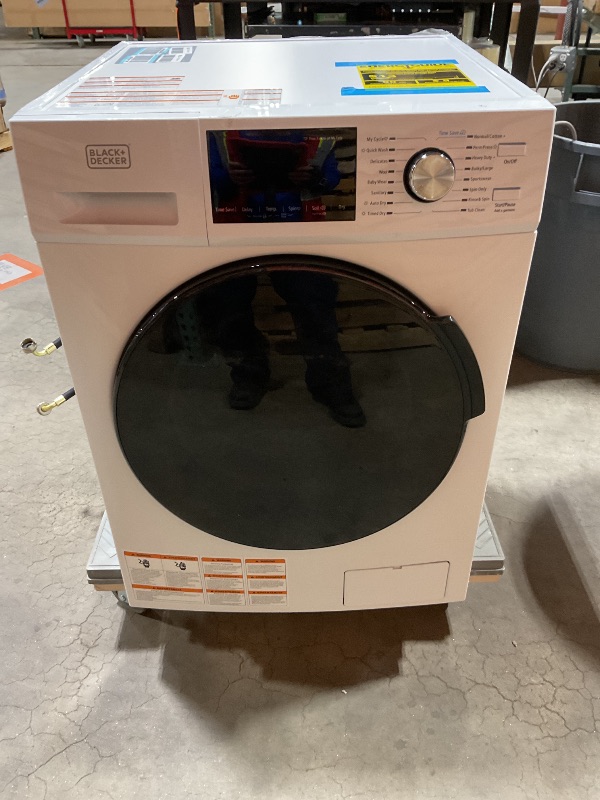 Photo 1 of *** USED/MINOR SCUFFS ***BLACK+DECKER Washer and Dryer Combo, 2.7 Cu. Ft. All In One Washer and Dryer with LED Display & 16 Cycles