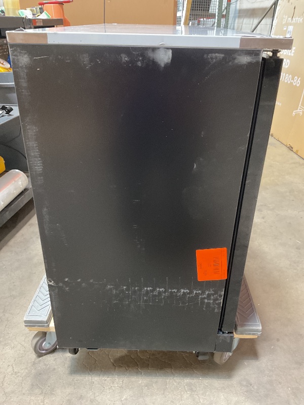 Photo 1 of *** MINOR DAMAGE/LIGHT SWITCH DAMAGE/MINOR SCUFFS, AND SCRATCHES***BODEGACOOLER Commercial Bar Cooler With 3 Glass Doors,12 Cu.Ft Counter Height Back Beverage Refrigerator,Display Bar Fridge with LED Lighting,Beverage Cooler for Beer Stainless Steel Top,W