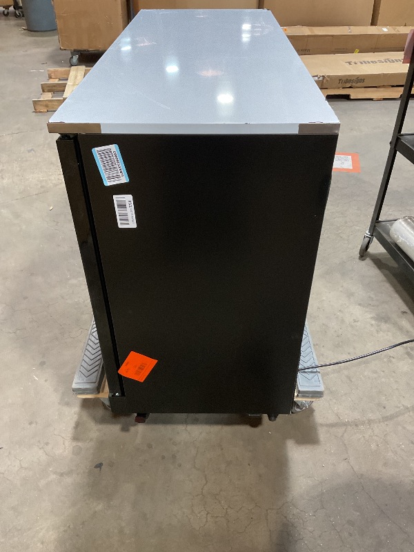 Photo 1 of *** MINOR DAMAGE/LIGHT SWITCH DAMAGE/MINOR SCUFFS, AND SCRATCHES***BODEGACOOLER Commercial Bar Cooler With 3 Glass Doors,12 Cu.Ft Counter Height Back Beverage Refrigerator,Display Bar Fridge with LED Lighting,Beverage Cooler for Beer Stainless Steel Top,W