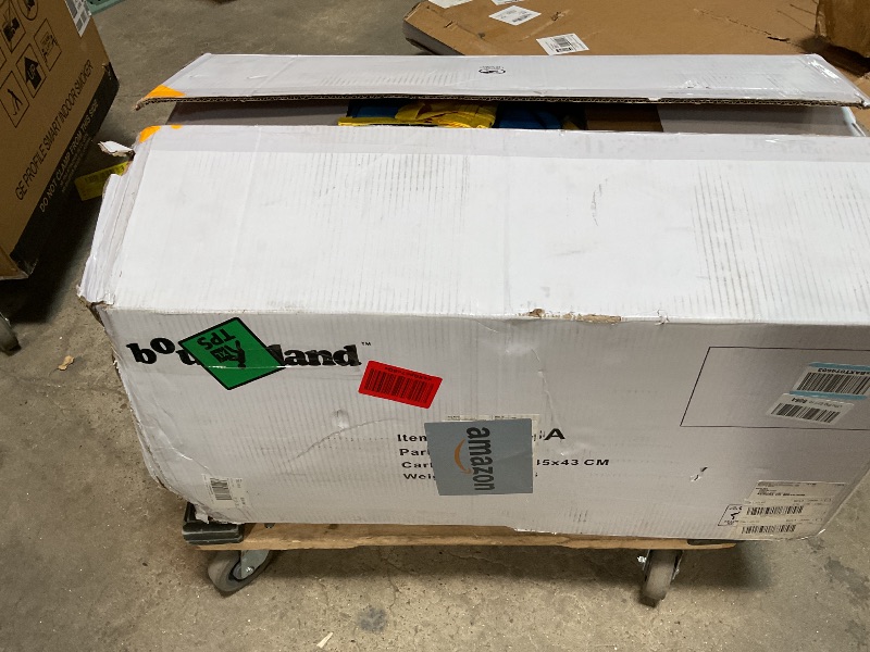 Photo 1 of *** USED/MINOR DAMAGE***Bounceland Inflatable Party Castle Bounce House Bouncer, 16 ft L x 13 ft W x 10.3 ft H, Basketball Hoop, Removable Sun Roof, UL Strong Blower included, Fun Slide and Bounce Area, Castle Theme for Kids