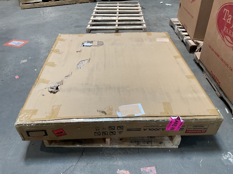 Photo 1 of *** MAJOR DAMAGE ***JOOLA Rally TL Professional MDF Indoor Ping Pong Table w/Quick Clamp Table Tennis Net & Post Set - 10 Minute Easy Assembly - Corner Ball Holders - Tournament Quality - Includes Playback Mode