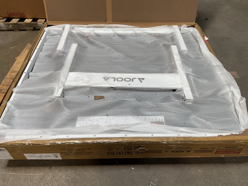 Photo 1 of *** MAJOR DAMAGE ***JOOLA Rally TL Professional MDF Indoor Ping Pong Table w/Quick Clamp Table Tennis Net & Post Set - 10 Minute Easy Assembly - Corner Ball Holders - Tournament Quality - Includes Playback Mode