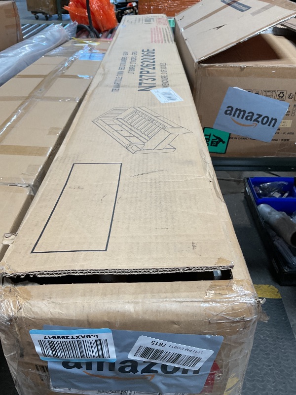 Photo 1 of *** BOX 3 ONLY ***Ball & Cast Twin Size Daybed with 2 Drawers,Velvet Upholstered Day Bed W/Storage Shelves and Flip Cabinets,L Shaped Corner Sofa Bed W/Side Table,No Box Spring Needed,for Apartment,Bedroom,Gray