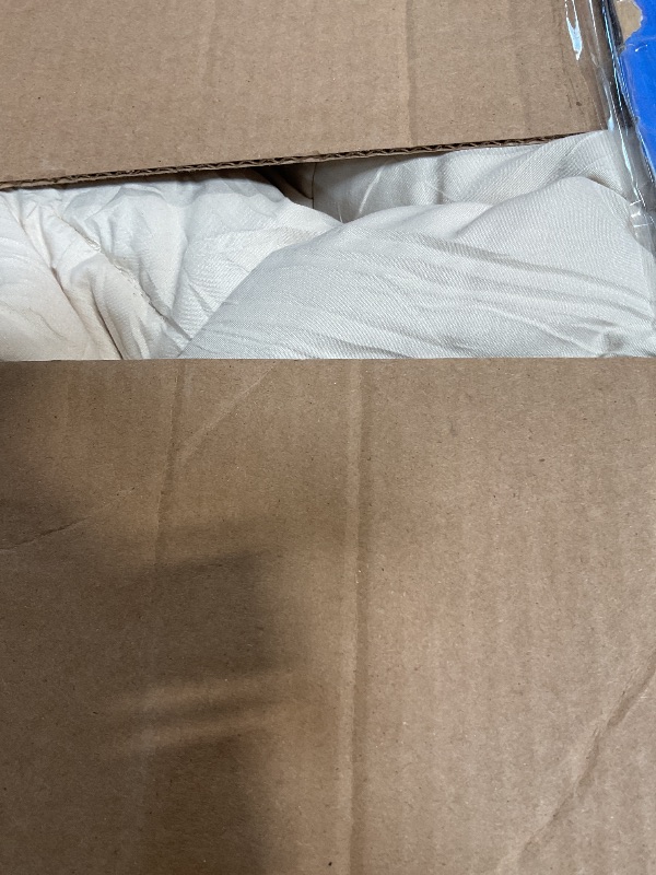 Photo 1 of **STYLE DIFFERS FROM STOCK PHOTO ** Bedsure 100% Stone Washed Cotton  Cover King - Light Greige Minimalist Cotton Cover Linen Like for All Seasons - GentleSoft™ Plain Simple Bedding (Light Greige, King, 104"x90")
