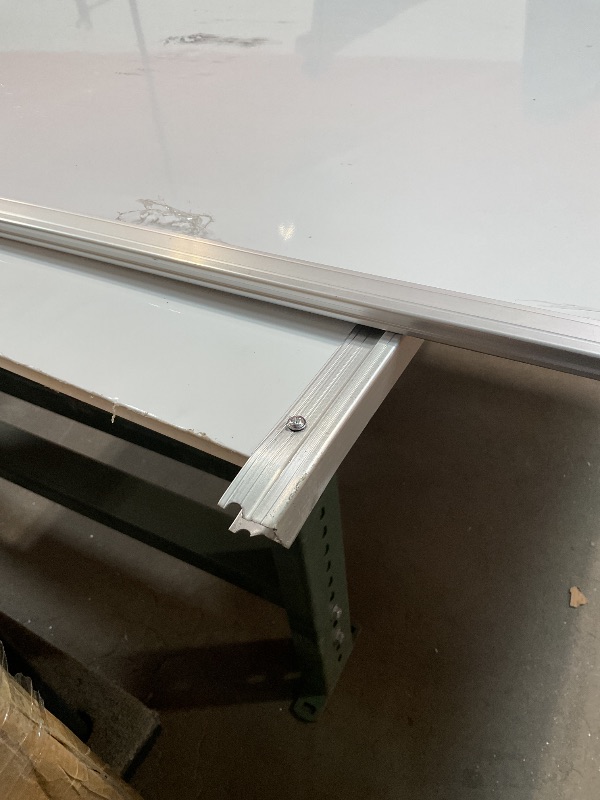 Photo 1 of *** MAJOR DAMAGE ***maxtek Rolling Whiteboard, 96x48 Large Double-Sided White Board Dry Erase on Wheels, Giant Magnetic White Board Standing for Office, School, Home Office, Homeschool