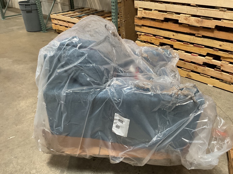 Photo 1 of *** MINOR DAMAGE/DIRTY FROM TRANSPORT ***Signature Design by Ashley Cashton Modern Upholstered Chair, Blue