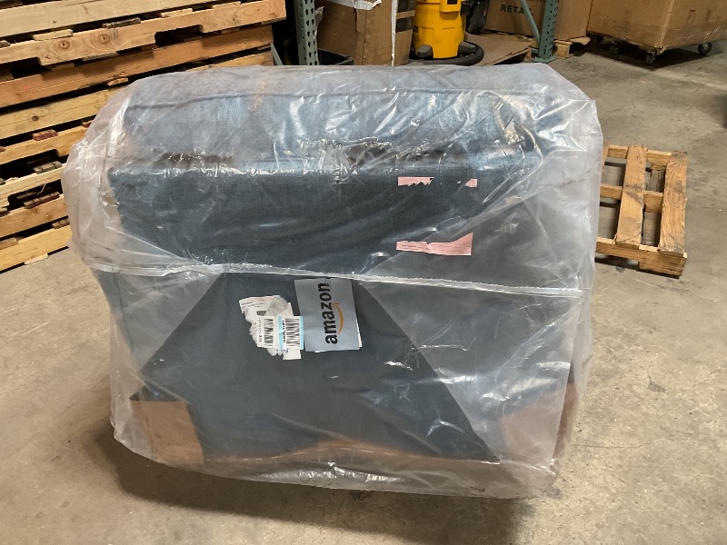 Photo 1 of *** MINOR DAMAGE/DIRTY FROM TRANSPORT ***Signature Design by Ashley Cashton Modern Upholstered Chair, Blue