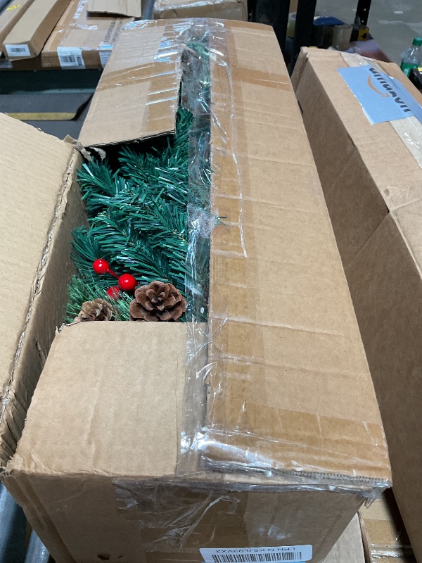 Photo 1 of 2 Pack Christmas Tree,3FT Artificial Christmas Entrance Tree with Ornaments and Lights Battery Oprated,Mini Xmas Trees for Front Door,Pathway, Tabletop, Entryway, Entrance Christmas Decorations