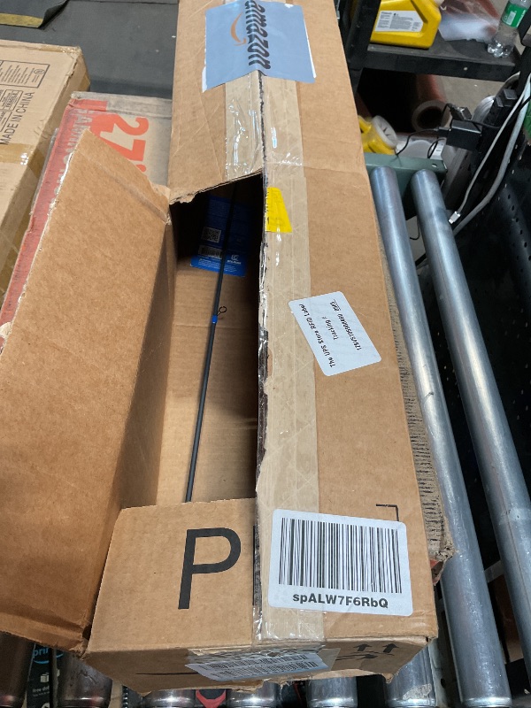 Photo 1 of ***HAS DAMAGES*** Straight Drop 34" Noodle Ice Fishing Rod & Reel Combo – Durable Glass Blank with Ultra-Smooth Drag & Oversized Fly Guides