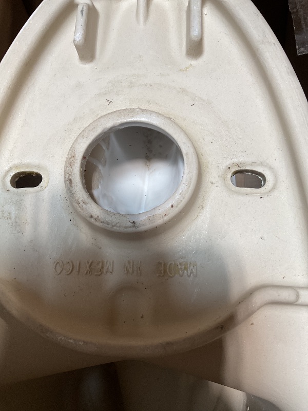 Photo 1 of *** USED/MINOR DAMAGE ****American Standard 606AA002.020 H2Option Two-Piece Toilet with Soft Close Toilet Seat Elongated and Wax Ring, Elongated Front, Chair Height, Dual Flush, White, 0.92-1.28 gpf