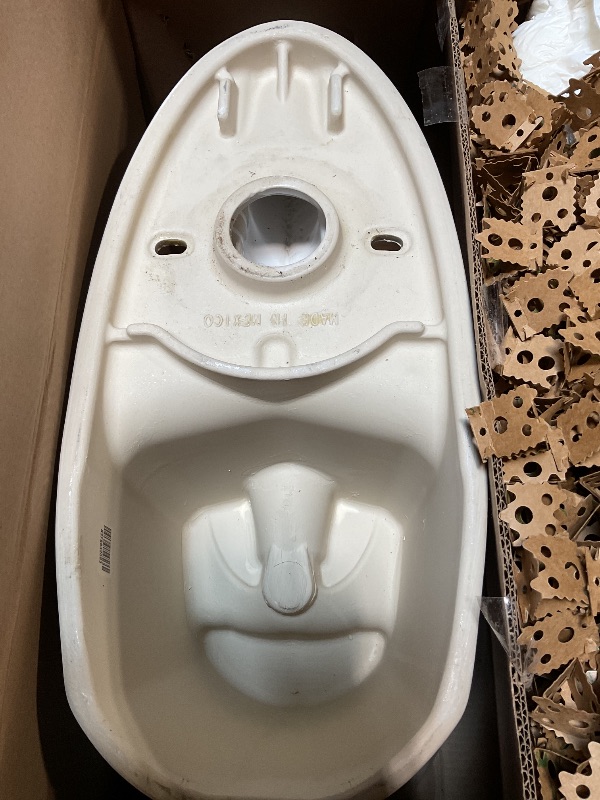 Photo 1 of *** USED/MINOR DAMAGE ****American Standard 606AA002.020 H2Option Two-Piece Toilet with Soft Close Toilet Seat Elongated and Wax Ring, Elongated Front, Chair Height, Dual Flush, White, 0.92-1.28 gpf