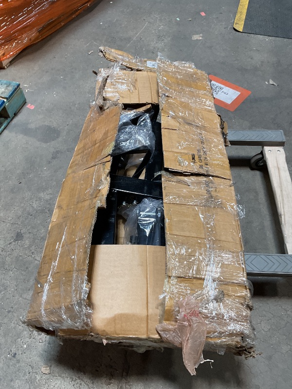Photo 1 of *** MISSING PARTS***Garvee 2-Ton Folding Engine Hoist - 4400 lbs Capacity Cherry Picker Hydraulic Shop Crane with Telescoping Boom, 6 Caster Wheels, Hitch, and Storage Stand for Automotive Repair and Garage Use, Black