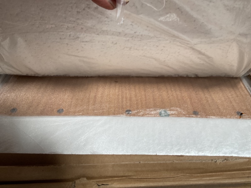 Photo 1 of **HAS MINOR SCRAPES & SCRATCHES ON HEADBOARD** NUS Allen Mid Century Wood Platform Bed Frame/Solid Wood Foundation/Wood Slat Support/No Box Spring Needed/Easy Assembly, King