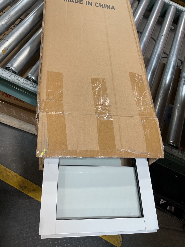 Photo 1 of ***RECOMENDED FOR PARTS/ MISSING ASSEMBLY PIECE**** YGNNJY Doggy Door for Sliding Glass Door, Adjustable Height 75 4/5" to 80 3/10" Sliding Door Dog Door Insert, Suitable for Small Doggies Up to 25 lbs, M