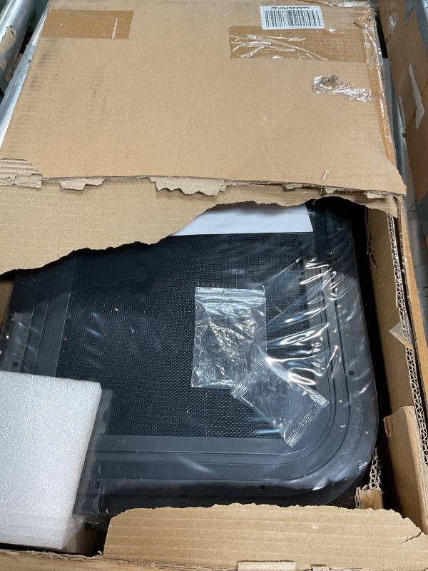 Photo 1 of 2 Pack RV Window,12" W x 22" H Vertical Sliding Replacement Cargo Trailer Windows for Camper Travel Trailer Utility Cargo Van Truck SUV,Fit 15/16" or 1-3/8" Thick Wall,Allow Error 1/16",DOT Approved