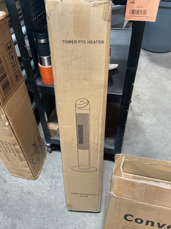 Photo 1 of ***FOR PARTS ONLY /NON-FUNCTIONAL*** Uthfy 38” Space Heater for Indoor Use, Electric Room Heater with Flame Effect, 120° Oscillation, 24H Timer, Remote Control, Thermostat & ECO Mode, Tip-over & Overheat Protection for Large Rooms