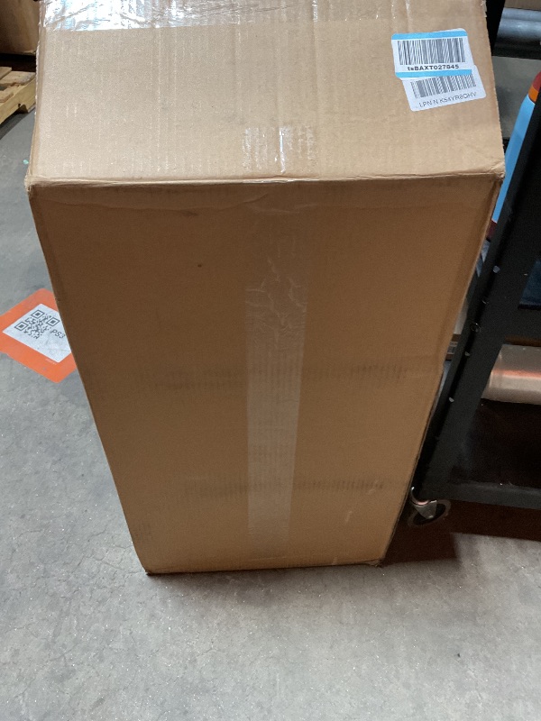 View 2 of ***POSSIBLY FOR PARTS ONLY/ 1 BIN HEAVILY DAMAGED*** Akro-Mils 30270 AkroBins Plastic Storage Bins, Space-Saving Stackable Bins for Garage, Pantry, Craft Organization, 18" x 16" x 11", Blue, 3-Pack