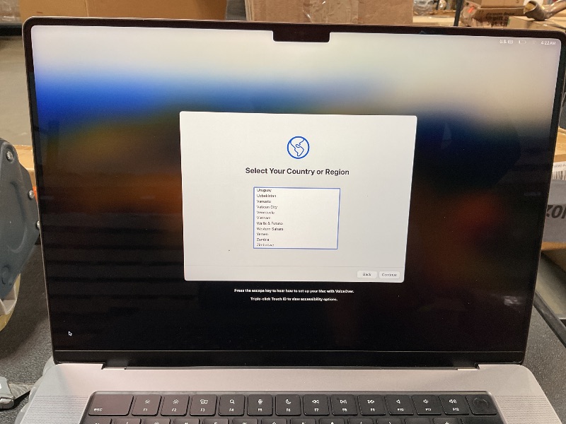Photo 1 of ***FOR PARTS ONLY / TURNS OFF RIGHT AWAY *** Apple MacBook Pro MODEL A2485 (16")