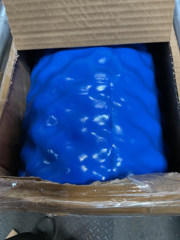 View 3 of **HAS A SPLIT IN BETWEEN THE SEAM AREA*** Wow Sports XL Foam Pool Noodle with Cup Holder - Blue - 6.5 in Diameter x 46 in - 250 lb Capacity - Vinyl Coated