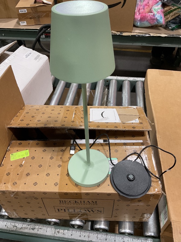 Photo 1 of *** PHOTO FOR REFERENCE ONLY*** CORDLESS PORTABLE RECHARGEABLE DESK LAMP/GREEN, ONE ONLY