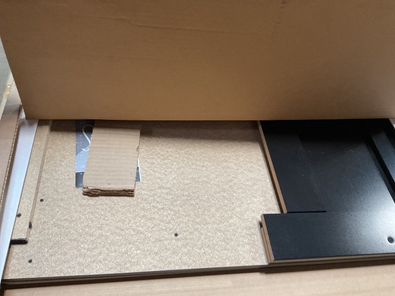 Photo 1 of ***HEADBOARD ONLY**** Signature Design by Ashley Maribel Transitional Queen Panel Bed, Foundation or Box Spring Needed, Black