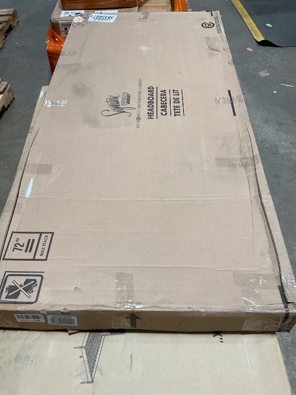 Photo 1 of ***HEADBOARD ONLY**** Signature Design by Ashley Maribel Transitional Queen Panel Bed, Foundation or Box Spring Needed, Black