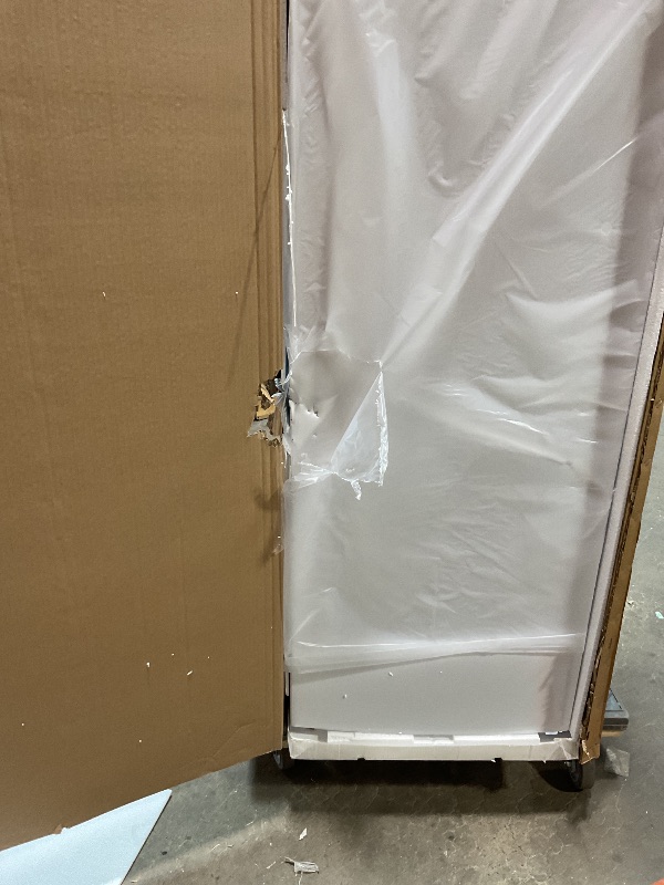 Photo 1 of *** MAJOR DAMAGE ***Kenmore Upright freezer - Convertible Refrigerator/Freezer, 5 Shelves, Garage Ready, Meat Storage,Auto Defrost, Congelador For Home, Apartment, Cottage, Basement, Dorm, 7.0 Cubic Feet Capacity White