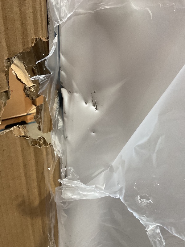 Photo 1 of *** MAJOR DAMAGE ***Kenmore Upright freezer - Convertible Refrigerator/Freezer, 5 Shelves, Garage Ready, Meat Storage,Auto Defrost, Congelador For Home, Apartment, Cottage, Basement, Dorm, 7.0 Cubic Feet Capacity White