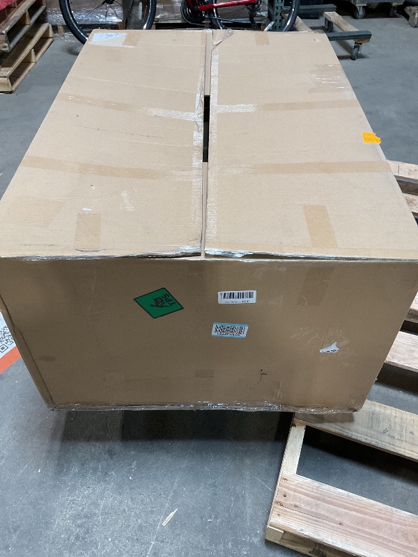 Photo 1 of ***HAS CRACKED CORNER *** SportPet Designs Plastic Kennels Rolling Plastic Airline Approved Wire Door Travel Dog Crate, XXX-Large, Gray