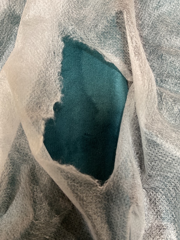 Photo 1 of *** BOX ONE ONLYContainer Furniture Direct Regal 75.6" Velvet Convertible Sofa Bed - Mid-Century Sleeper Couch w/Tufted Design & Metal Legs - Pull-Out Futon for Guests/Home (75.6" W x 34.6" D x 32" H), Blue