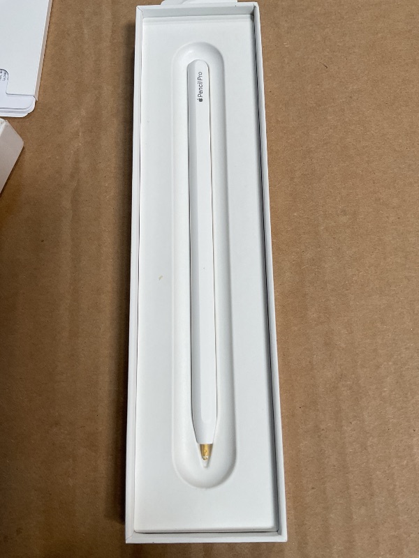 Photo 1 of **NON FUNCTIONAL**Apple Pencil Pro: Latest Model - Device Compatibility Check Required - Pixel-Perfect Precision, Tilt and Pressure Sensitivity, Perfect for Note-Taking, Drawing, and Art. Charges and Pairs Magnetically