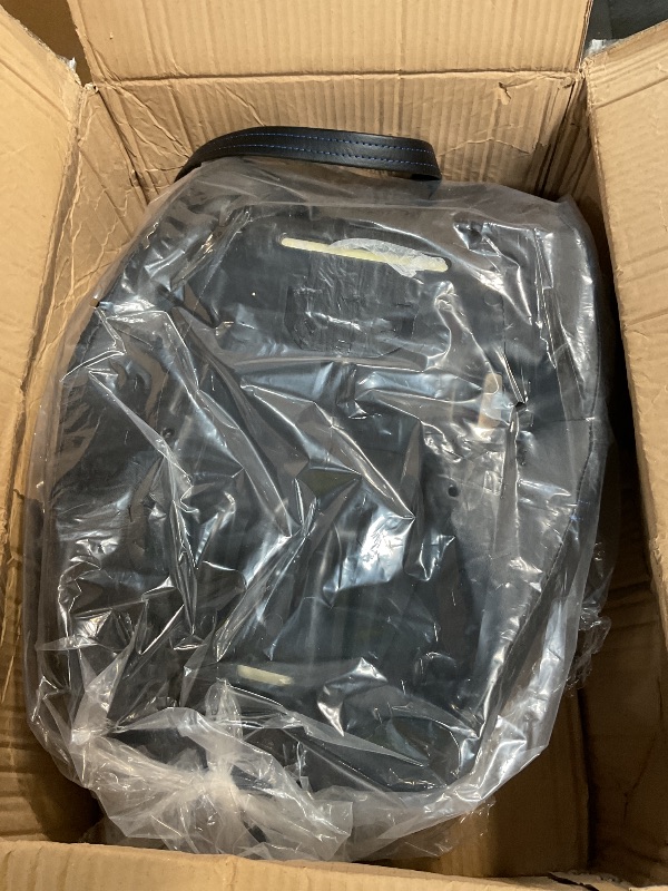 Photo 1 of **PARTIAL SET** Low-Profile Leather Seat Pillion Passenger Rider Seat Set Compatible with Harley Touring Road King Street Glide Road Glide Electra Glide CVO 2009-2023 (Blue stitching)