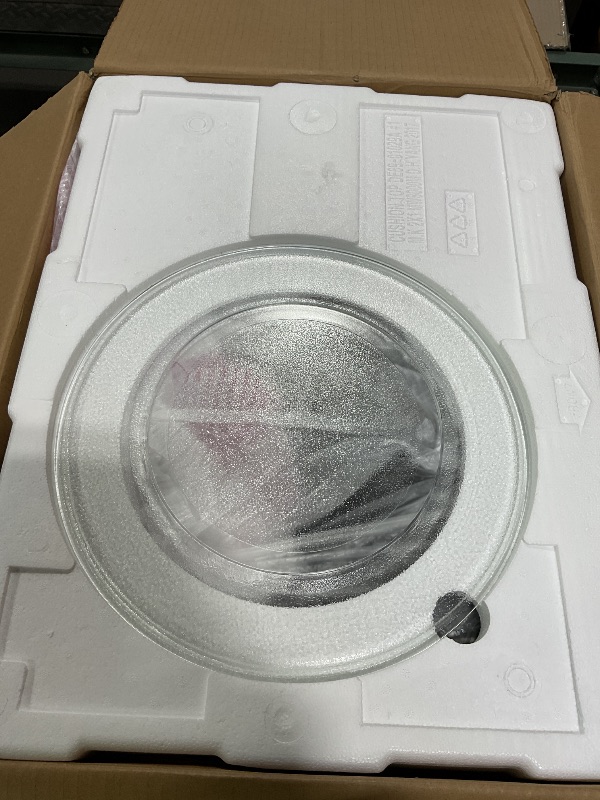 Photo 1 of **FOR PARTS ONLY HAS SEVERE OUTER COSMETIC DAMAGES *** SAMSUNG 1.9 cu. ft. Countertop Microwave with Sensor Cooking, Stainless Steel, MS19DG8500SRAA