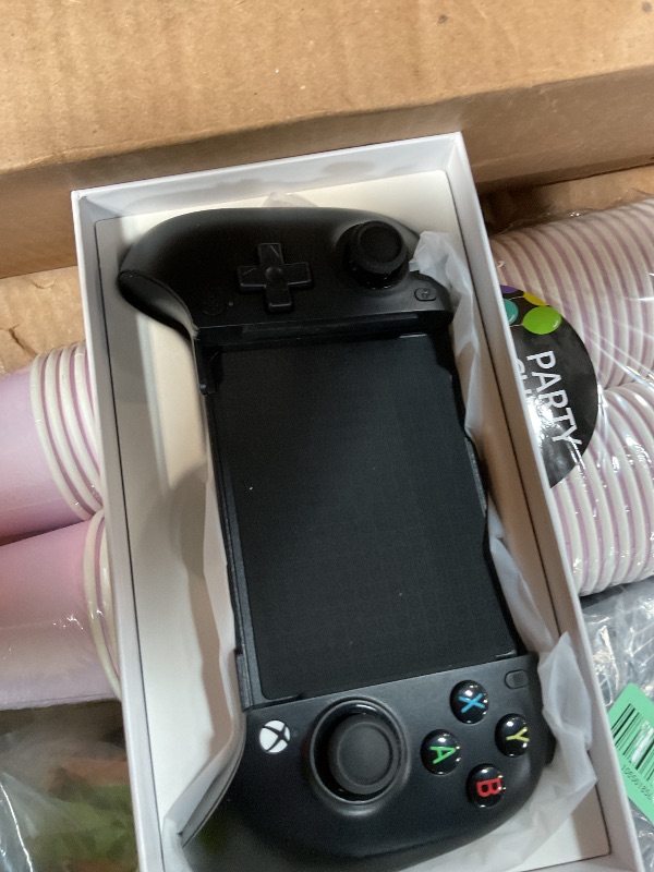 Photo 1 of ***X BUTTON DAMAGED ( NON-FUNCTIONAL)*** 8Bitdo Ultimate Mobile Gaming Controller for iPhone, Apple, Android & Xbox Cloud Gaming, Bluetooth Gamepad with Hall Effect Joysticks, 2 Pro Back Buttons, Officially Licensed (Black)