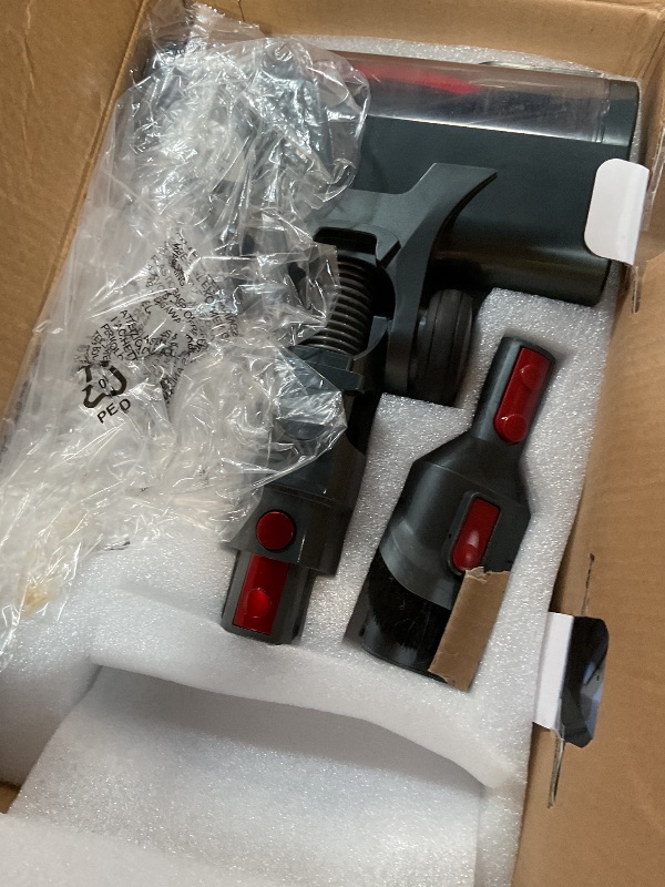 Photo 1 of **FOR PARTS DOESN'T HOLD CHARGE***Cordless Vacuum Cleaner, 600W/50KPA, 70 Mins Runtime Self-Standing Stick Vacuum, Vacuum Cleaners for Home with Anti-Tangle Brush, Smart Display, 1.8L Cup Vacuum for Pet Hair/Carpet/Floor (Blue)