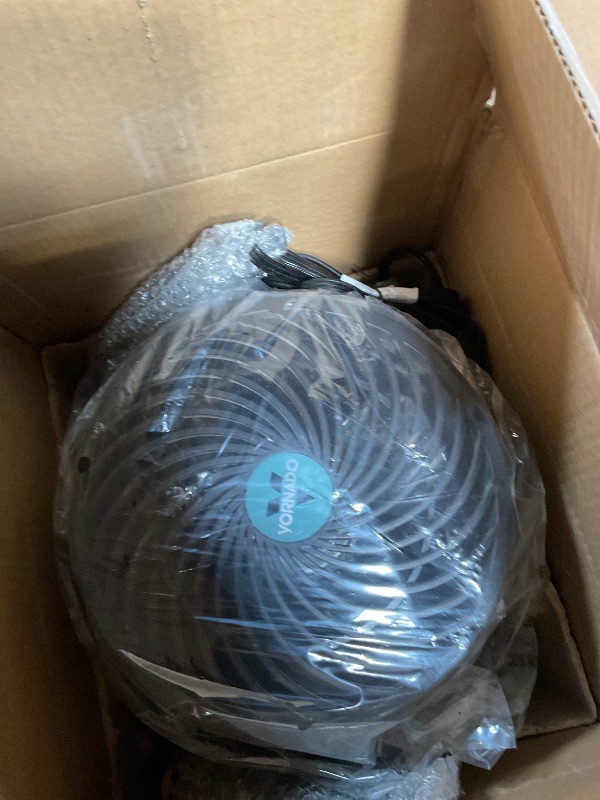 View 2 of **NON FUNCTIONAL **Vornado EXO51 Small Heavy Duty Air Circulator, 3-Speed High Velocity Shop Fan, Dustproof and Water-Resistant, Powerful Motor, Industrial High Impact Case, Whole Room Air Circulator, Green