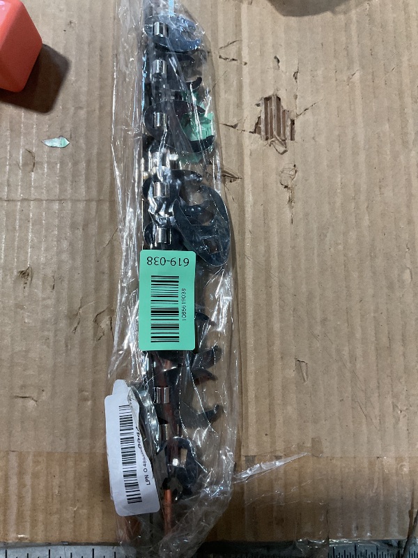 Photo 1 of ***MISSING PIECES*** lvifloae 10pcs Crows Foot Wrench Set 10mm to 22mm Sizes Metric Nut Wrench for 3 8in Drive Ratchet Great for Automotive Repair Work Ideal for Tight Spaces
