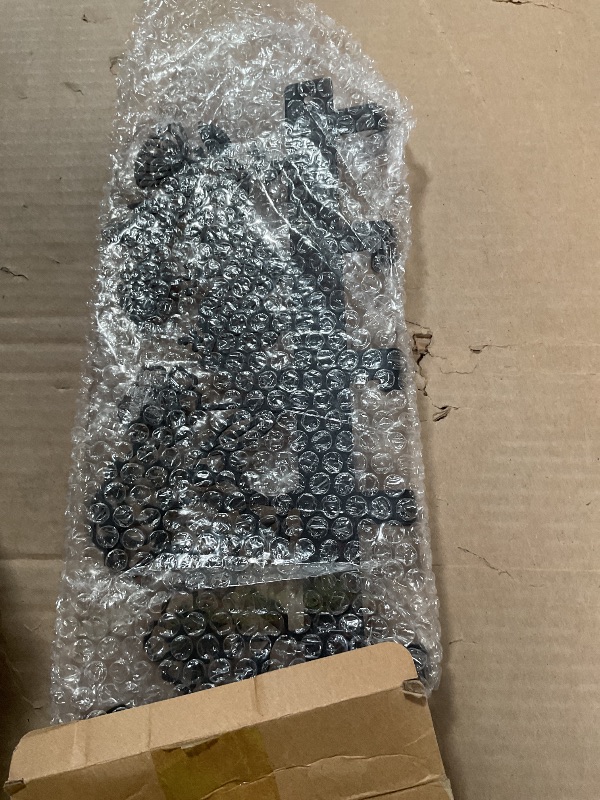 Photo 1 of 16 Inches Towel Rack Wall Mounted with 6 Hooks, Black Metal Key Hanger Keychain Holder for Entryway Front Door Hallway Mudroom, Waterproof Rustproof Kitchen Bathroom Organizer Home Decor