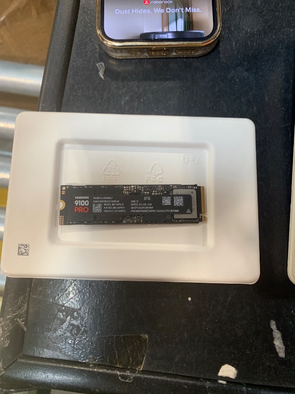 Photo 1 of **NON-FUNCTIONAL** Samsung SSD 9100 PRO 8TB, PCIe 5.0x4 M.2 2280, Seq. Read Speeds Up to 14,800MB/s, Best for AI Computing, Gaming, and Heavy Duty Workstations (MZ VAP8T0B/AM)