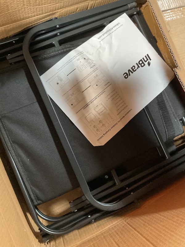 Photo 1 of **FOR PARTS ONLY HAS DAMAGED (BROKEN) PIECES*** InBrave Collapsible Wagon Cart Foldable Beach Wagon with All-Terrain Wheels - 380 LBS Heavy Duty Grocery Cart for Shopping, Beach, Camping, Sports, Garden (Black)