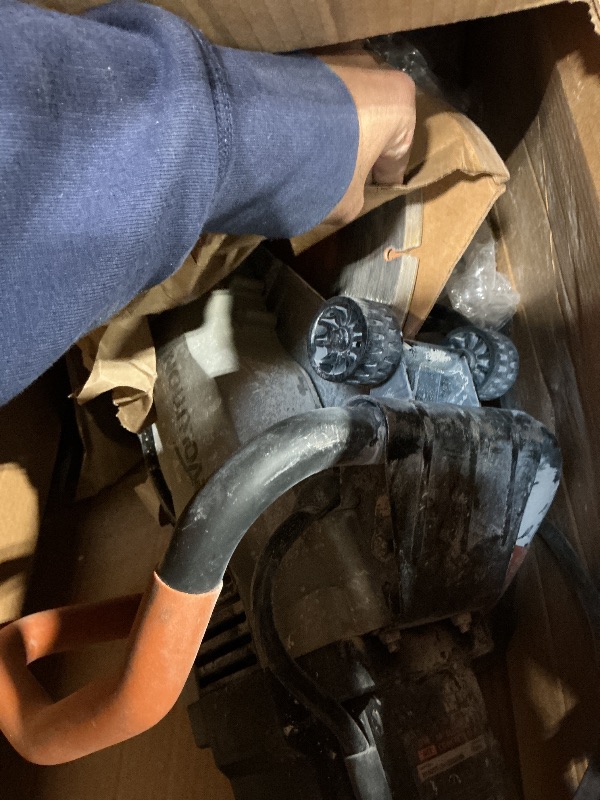 Photo 1 of *used/major damage*Evolution R14DCT 14” Electric Concrete Saw | High-Torque 20A Motor | 5-1/8” Cut Depth | Auto ON/OFF Dust Suppression | No Gas, Low Maintenance | 14” Diamond Blade | Heavy-Duty | 20A Plug