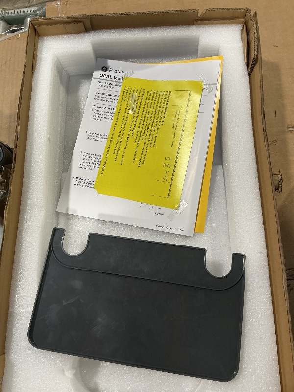 Photo 1 of **MISSING PIECES** GE Profile Opal 2.0 Ultra Nugget Ice Maker with Side Tank and Scale Inhibiting Filter, Scoop Included, 38 lbs in 24 Hours, Pellet Ice Machine with WiFi & Smart Connected, Stainless Steel