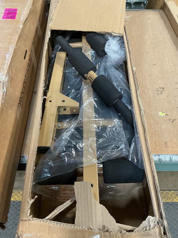 Photo 1 of *missing hardware*FitGoods Sit Up Bench, Adjustable Workout Bench for Ab Exercise, Curved Incline/Decline Slant Bench, Five Adjustment Levels, Great Home Gym Workout Equipment for Building Abs and Core Muscles